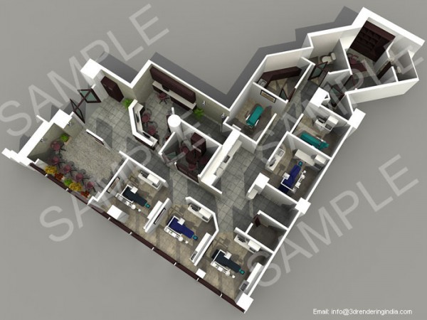 Interactive 3D Floor Plans Design